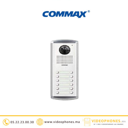 Platine de rue vidéophone COMMAX 12 postes DRC-12AC2 Casablanca Maroc