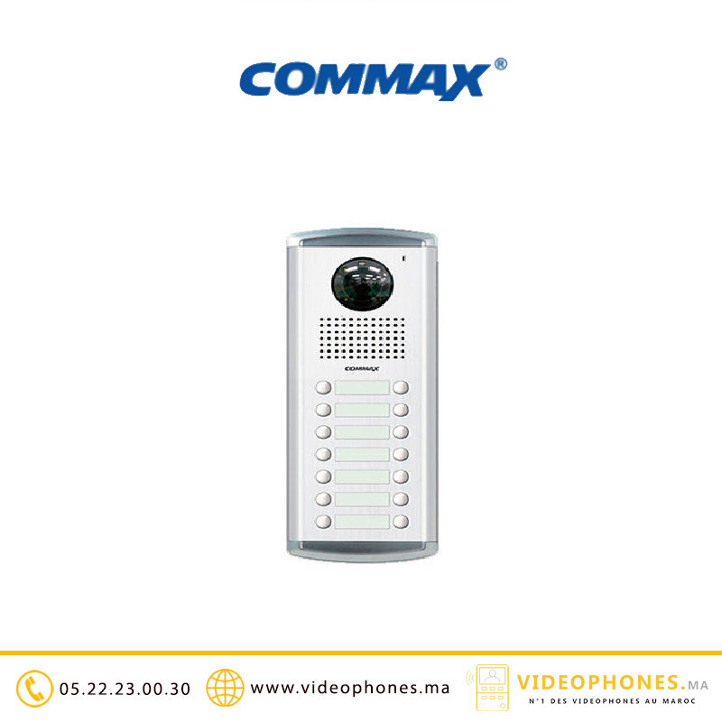 Platine de rue vidéophone COMMAX 14 postes DRC-14AC2 Casablanca Maroc