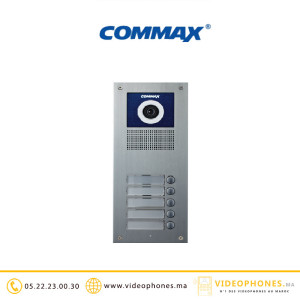 Platine de rue vidéophone COMMAX 5 postes DRC-5UC Casablanca Maroc