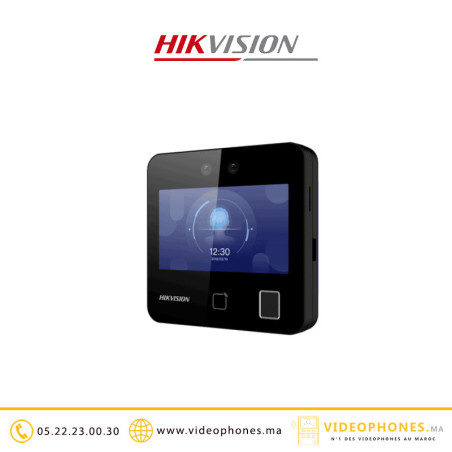 Pointeuse contrôle d'accès HIKVISION DS-K1T343MFWX Casablanca Maroc