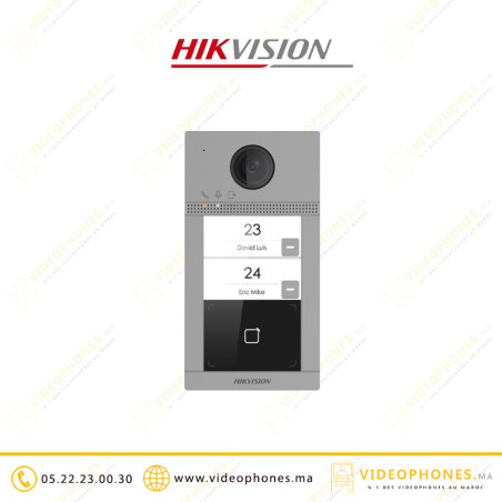 Platine de rue vidéophone IP HIKVISION DS-KV8213-WME1(C) Casablanca Maroc