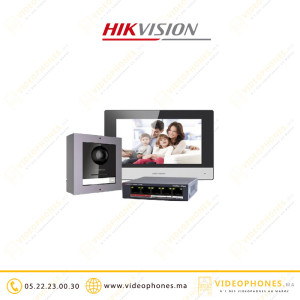 KIT vidéophone IP Hikvision DS-KIS602 DS-KD8003-IME1/DS-KH6320-WTE1 Casablanca Maroc