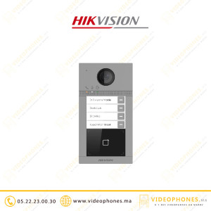 Platine de rue vidéophone IP Hikvision DS-KV8413-WME1(C) Casablanca Maroc