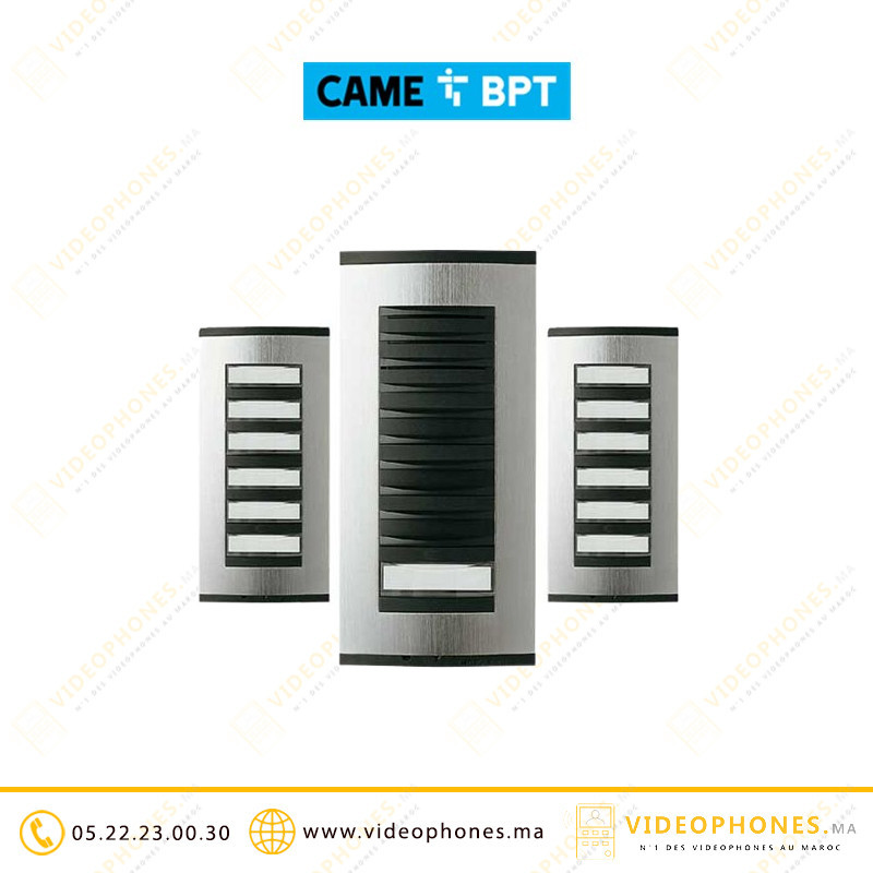 Platine de rue BPT 8 boutons BPT-EXT-8B Casablanca Maroc