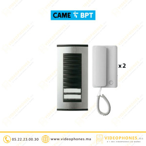 Kit interphone BPT 2 postes Agata audio Casablanca Maroc