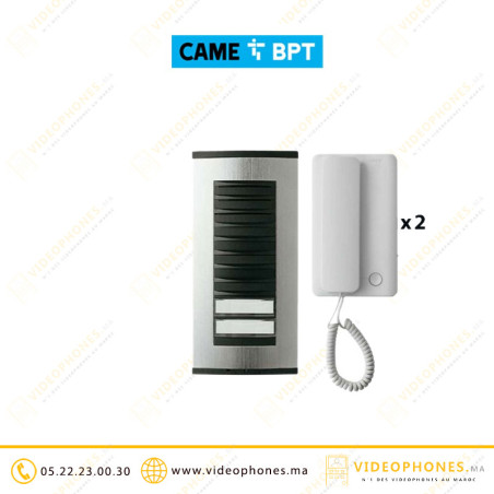 Kit interphone BPT 2 postes Agata audio Casablanca Maroc