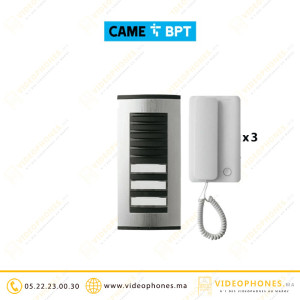 Kit interphone BPT 3 postes Agata audio Casablanca Maroc