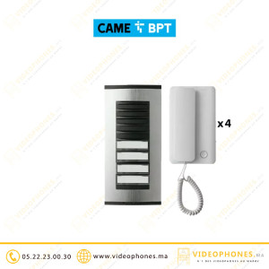 Kit interphone BPT 4 postes Agata audio Casablanca Maroc