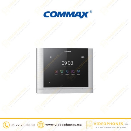 Moniteur vidéophone COMMAX Ecran TFT LCD 7" CAV-70MG2BSSILVER Casablanca Maroc