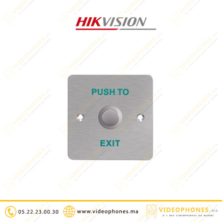 Bouton de sortie métal Hikvision DS-K7P01 Casablanca Maroc
