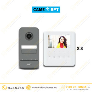 Prix KIT vidéophone BPT LHS + 3 moniteurs PLX  - Vidéophones Maroc
