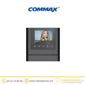 Moniteur vidéophone COMMAX écran LCD 4,3" Noir CDV-43MN Casablanca Maroc