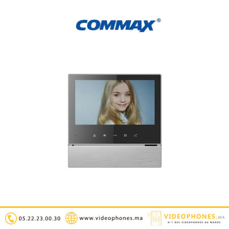 Moniteur vidéophone Commax écran LCD 7" silver CDV-70H2BSSILVER Casablanca Maroc