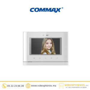 Moniteur vidéophone COMMAX TFT LCD 7'' Blanc CDV-77MBL Casablanca Maroc